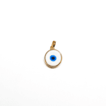 DIJE OJO TURCO BLANCO 13MM